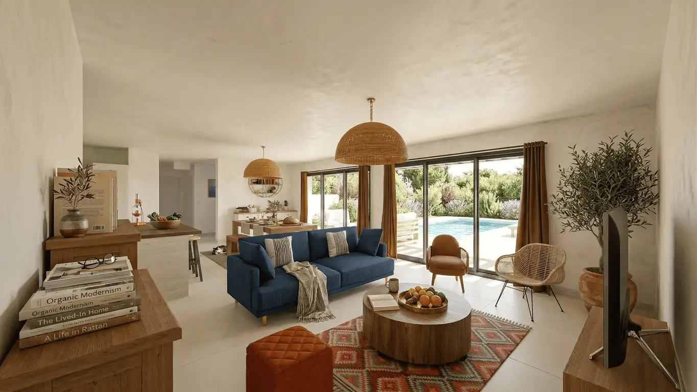 Plain-pied ultra-lumineux avec toiture-terrasse design contemporain - Construction Maison Kamci
